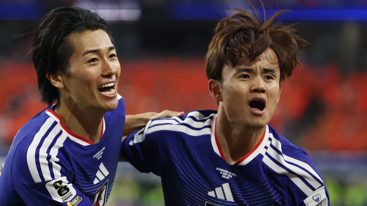 Nhật Bản tỉnh ngộ, âm thầm hạ thấp mục tiêu ở World Cup 2030 6 Takefusa Kubo Keito Nakamura Japan 061426 IMAGN 久保建英 中村敬斗