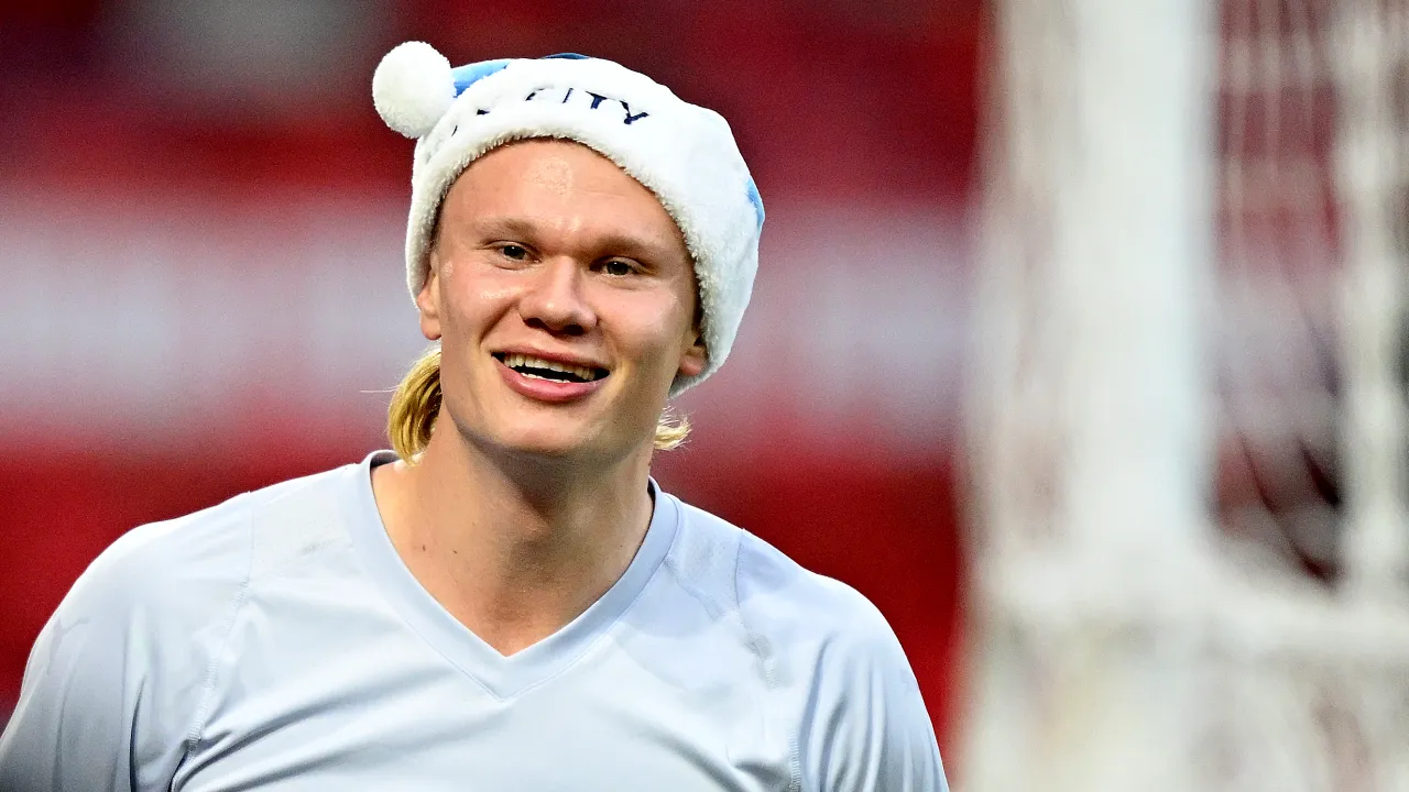 Erling Haaland of Man City in 2025